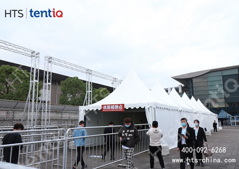 疫情當前，華燁鋁合金篷房助力防控行動！