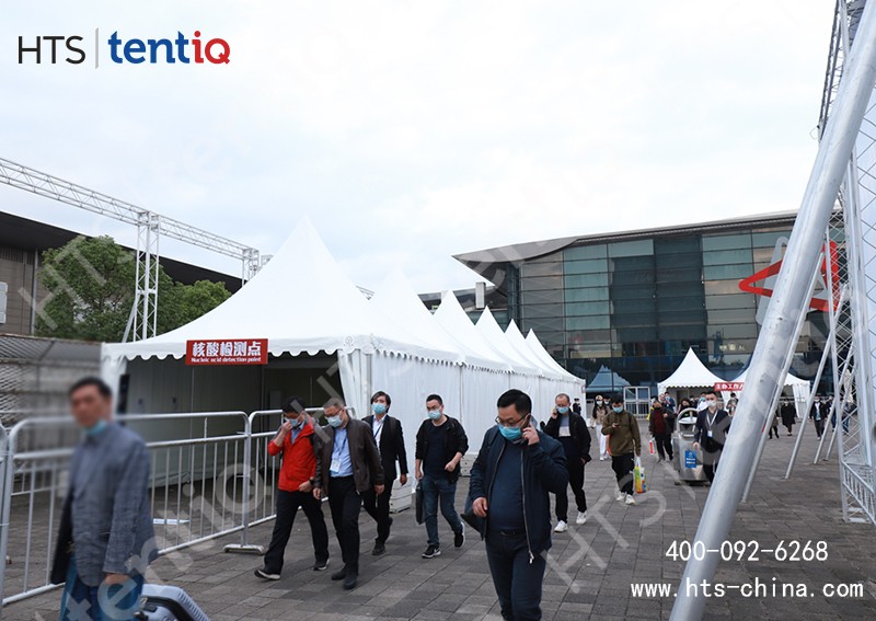 疫情當前，華燁鋁合金篷房助力防控行動！