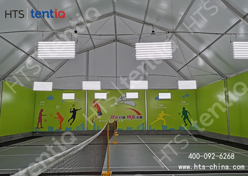 篷房結(jié)構(gòu)做羽毛球館具有很多獨(dú)特優(yōu)勢(shì),如今被廣泛使用 篷房結(jié)構(gòu)做羽毛球館具有很多獨(dú)特優(yōu)勢(shì),如今被廣泛使用