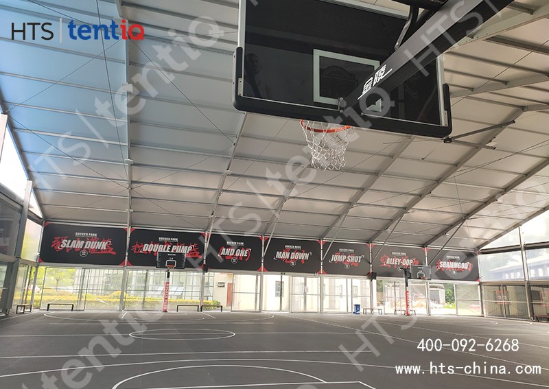 戶外篷房籃球館縱使狂風暴雨,也能從容應對 戶外篷房籃球館縱使狂風暴雨,也能從容應對