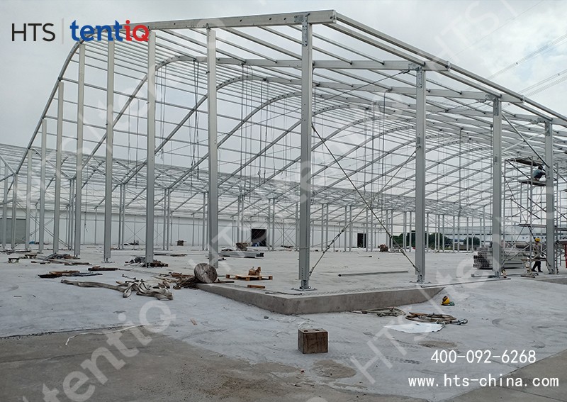 活動(dòng)倉(cāng)儲(chǔ)篷房常用的幾種固定方式 活動(dòng)倉(cāng)儲(chǔ)篷房常用的幾種固定方式