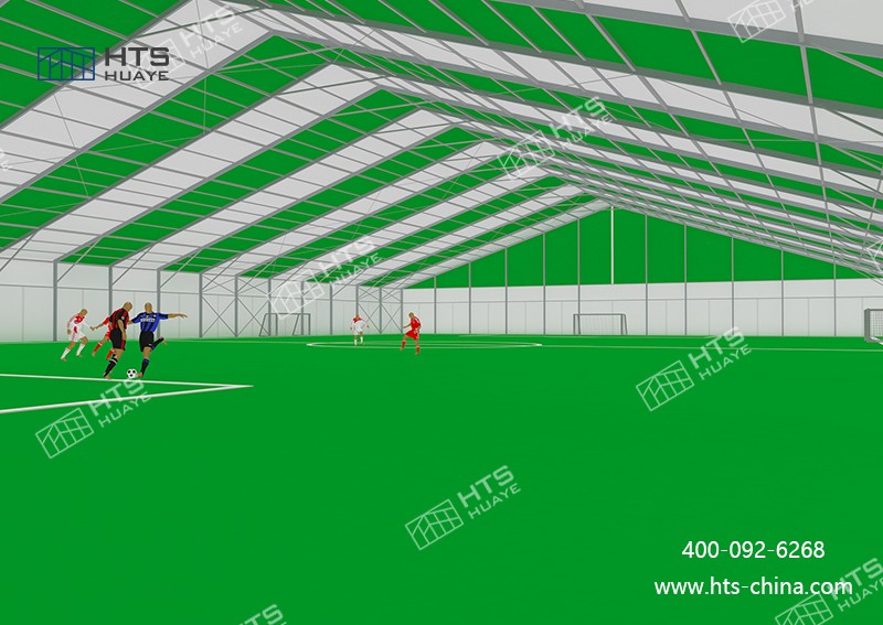 工廠預制化生產的足球場篷房為體育建設提供了一種高效的解決方案 工廠預制化生產的足球場篷房為體育建設提供了一種高效的解決方案