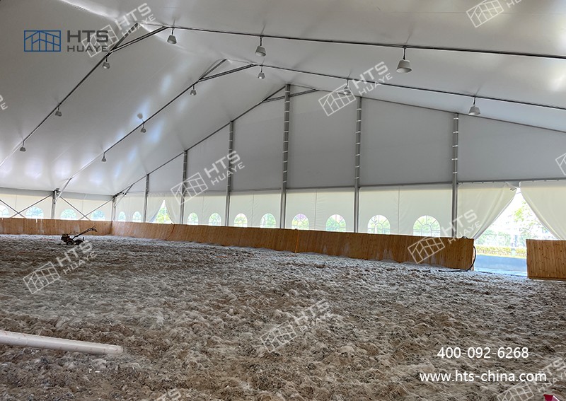 馬術館篷房為中小學開展馬術特色教育提供了有力支撐 馬術館篷房為中小學開展馬術特色教育提供了有力支撐