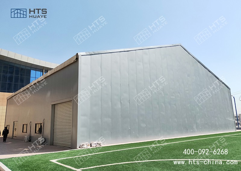 裝配式運動篷房從根本上解決了傳統建筑施工中的揚塵污染問題 裝配式運動篷房從根本上解決了傳統建筑施工中的揚塵污染問題