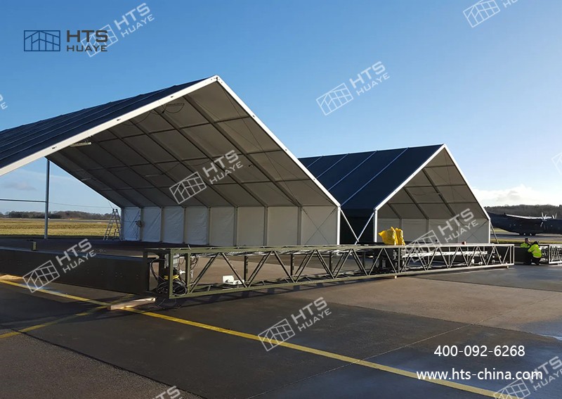 可拆卸機庫篷房為空軍戰斗力提升與戰備能力建設提供更加強有力的支撐